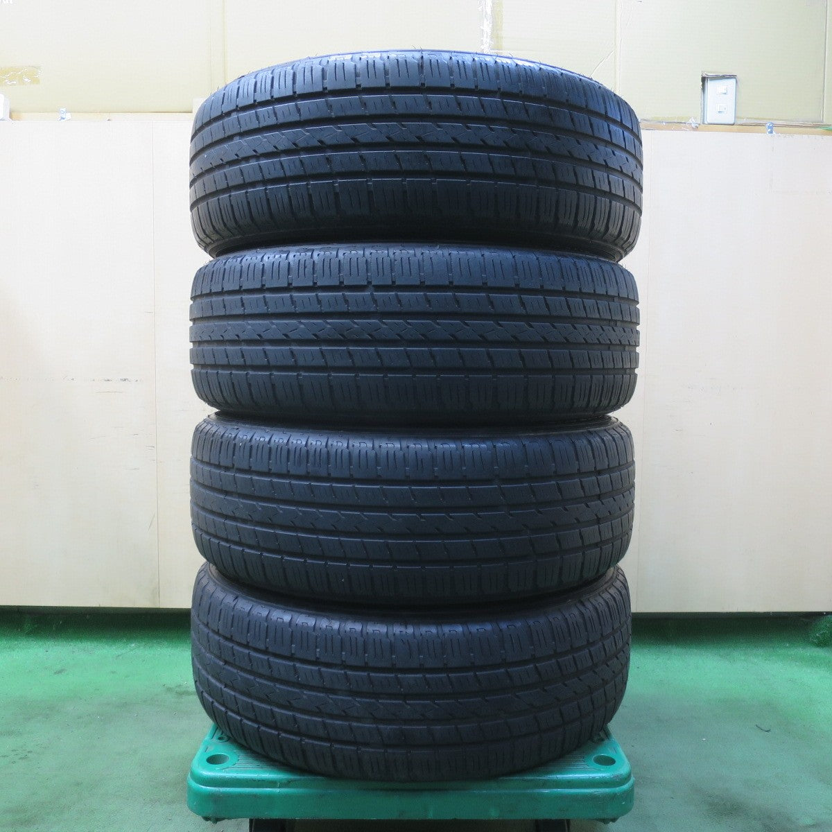 キレイ★日産 T31 エクストレイル 純正 225/60R17 ハイフライ VIGOROUS HT601 HIGHWAY TERRAIN 17インチ PCD114.3/5H★6021111イノ