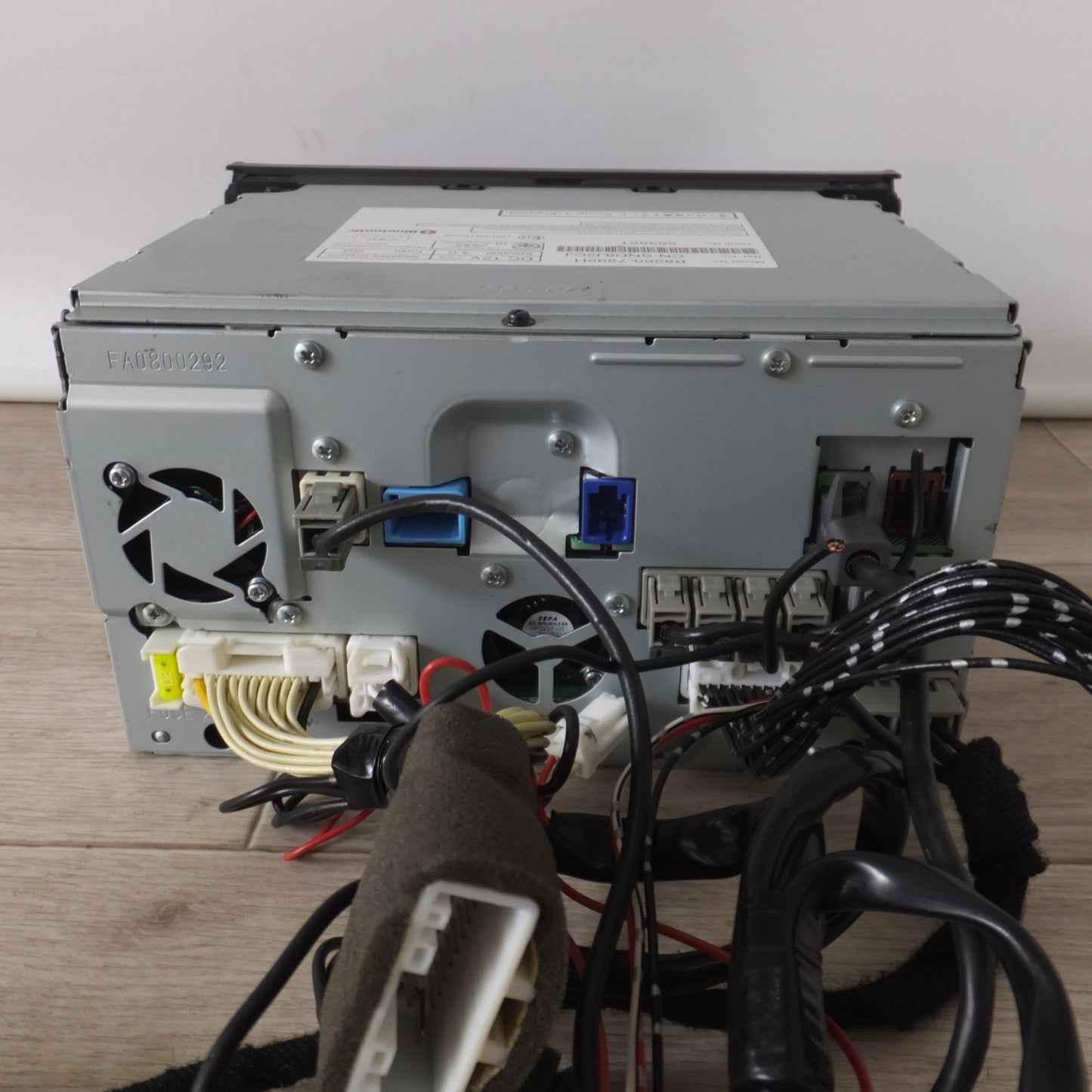 [送料無料] 現状品★パナソニック製 日産 純正 オリジナルナビゲーション B8260-7992H MM318D-W　連動ドライブレコーダー DJ4-D　セット[27]★