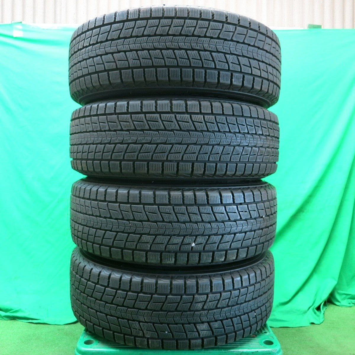 バリ溝 綺麗 9.5分★スタッドレス 225/65R17 ダンロップ ウインターマックス SJ8 Tiradoγ La-Strada PCD114.3/5H★4051702ナス