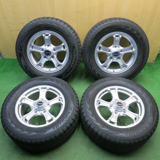 バリ溝！キレイ！9分★ランクル 等 KEELER FORCE 285/60R18 スタッドレス ヨコハマ アイスガード G075 キーラー フォース 18インチ PCD150/5H★6041909HAス