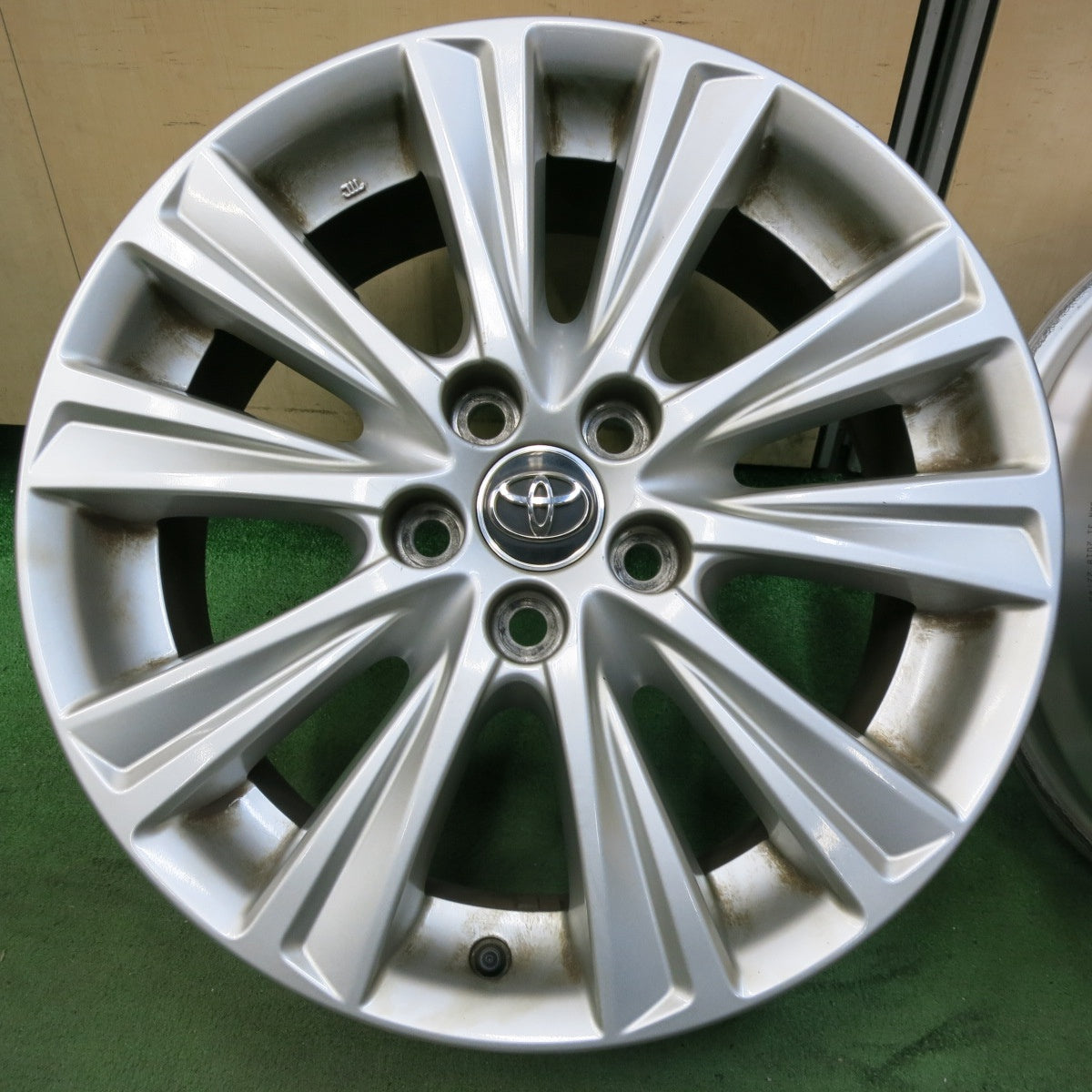 [送料無料] 4本価格★トヨタ 30系 アルファード ヴェルファイア 純正 ホイール 18インチ 18×7.5J PCD114.3/5H★5021011SYホ