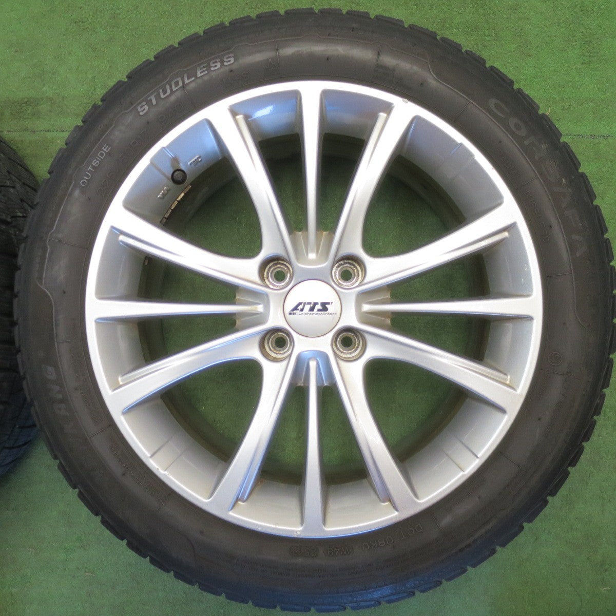 バリ溝！キレイ！8.5分★プジョー 等 ATS 225/50R17 スタッドレス ナンカン CORSAFA 17インチ PCD108/4H★6051010NJス