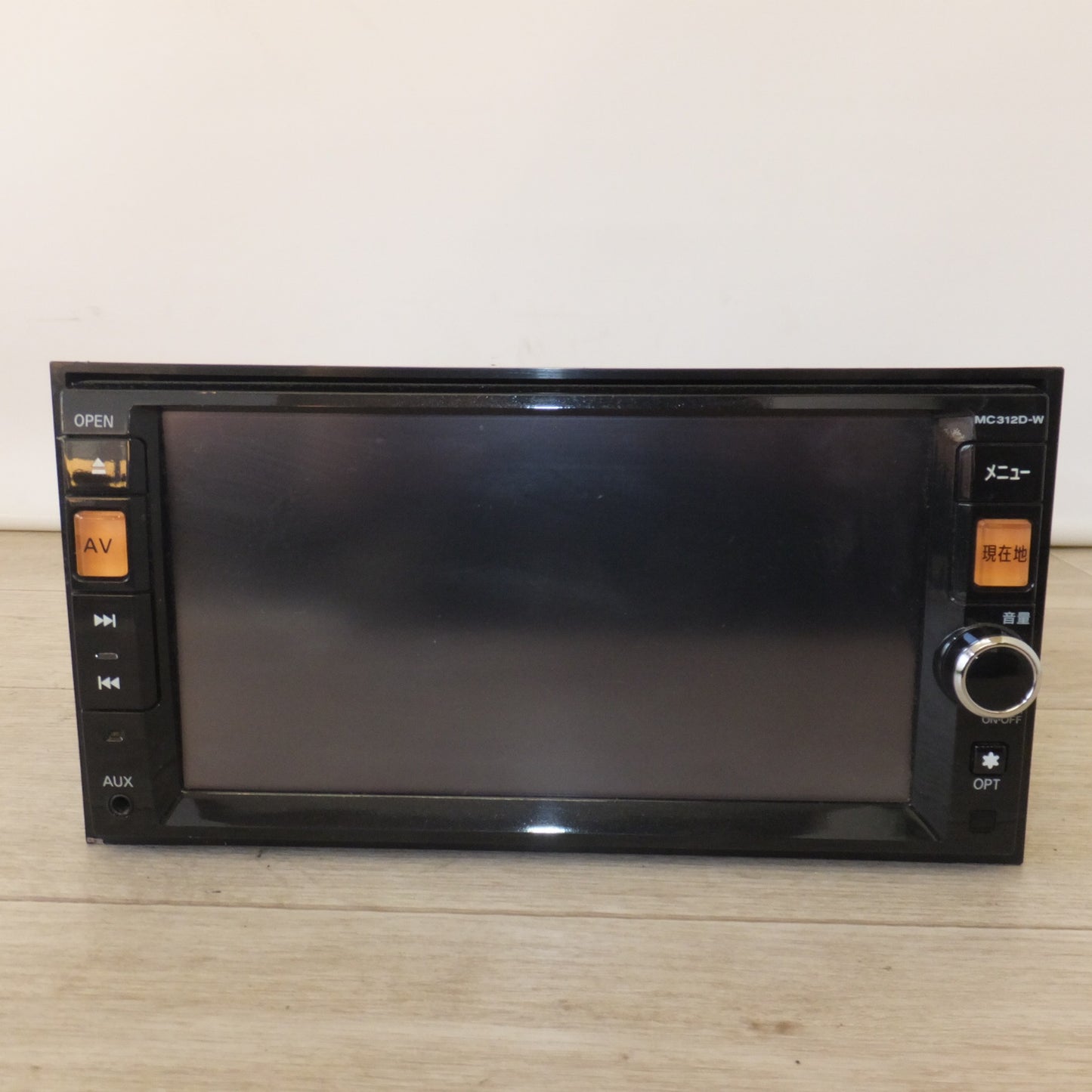 [送料無料] 現状品★クラリオン製 日産 純正 オリジナルナビゲーションシステム MC312D-W(6)★
