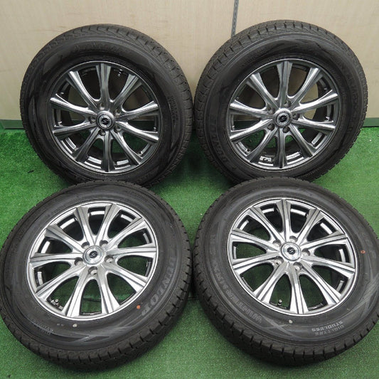 キレイ★スタッドレス 225/65R17 ダンロップ ウインターマックス SJ8 SEMVAES 17インチ PCD114.3/5H★3111805HAス
