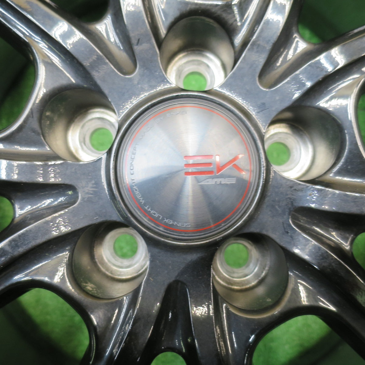 バリ溝！24年！ほぼ10分★シエンタ 等 185/60R15 スタッドレス ダンロップ ウインターマックス WM02 SEIN-EK AME ザイン 15インチ PCD100/5H★5102806NJス