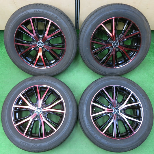 *送料無料* バリ溝!22年!キレイ!9.5分★LOXARNY MAGNUS 225/60R18 ヨコハマ BluEarth-XT AE61 ロクサーニ マグナス 18インチ PCD114.3/5H★4042309イノ