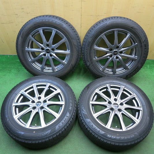 バリ溝！9.5分★スタッドレス 215/60R17 ブリヂストン ブリザック VRX3 EuroSpeed MANARAY SPORT ユーロスピード 17インチ PCD114.3/5H★6031406HAス