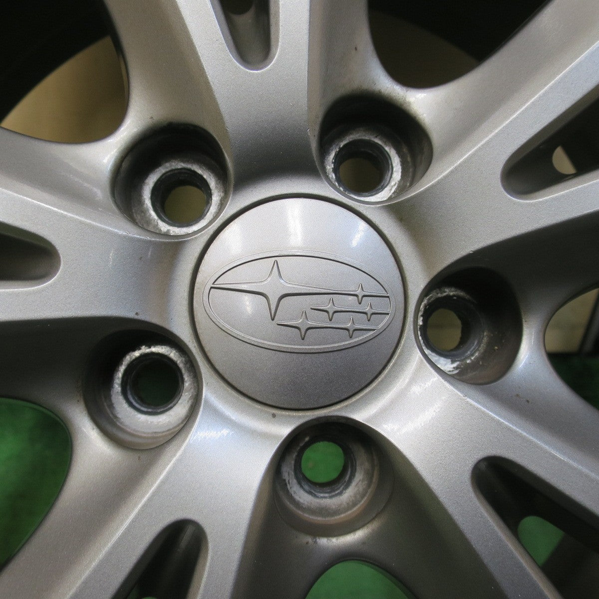 4本価格★スバル レガシィ 純正 215/50R17 ヨコハマ アドバン A10 17インチ PCD100/5H★6032510イノ