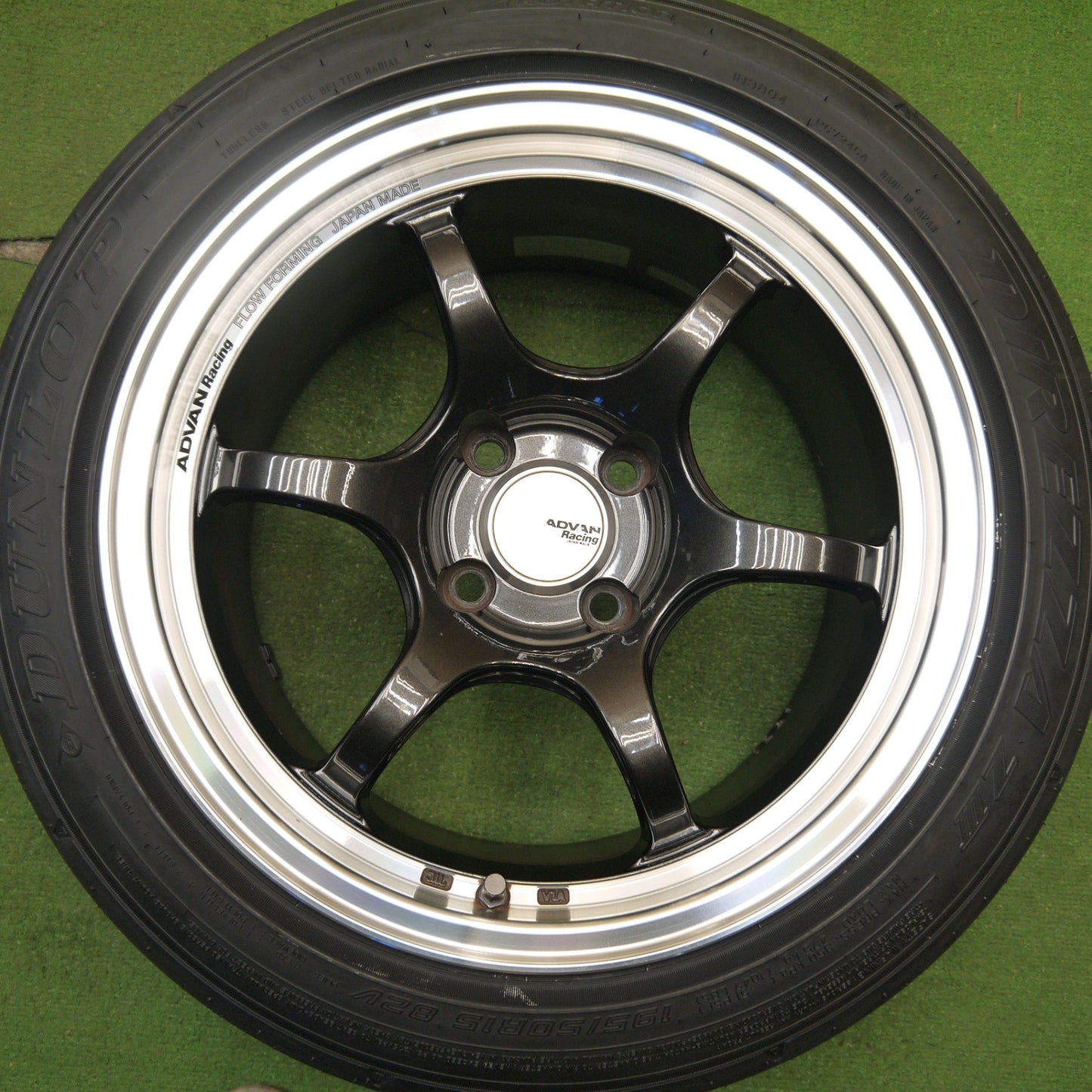 タイヤのみ未使用！24年★ADVAN Racing RGD2-15-1 195/50R15 ダンロップ DIREZZA Z3 アドバン レーシング 15インチ PCD100/4H★5041503Hノ