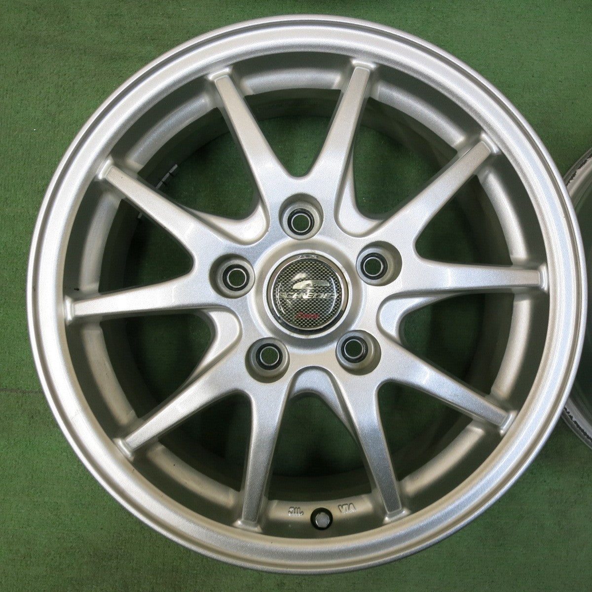 [送料無料] キレイ★SCHNEIDER ATECH シュナイダー エーテック 15インチ ホイール 15×6J PCD114.3/5H★5031406SYホ