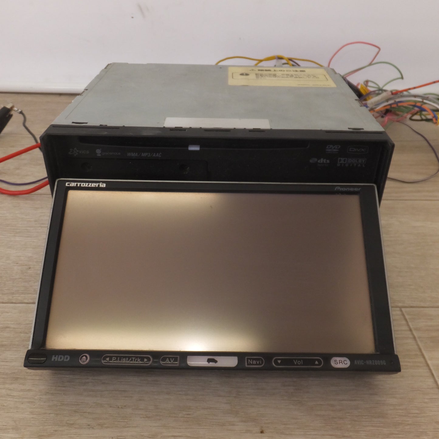 [送料無料] ★カロッツェリア carrozzeria AV一体型HDDナビゲーション 楽ナビ AVIC-HRZ009G(4★