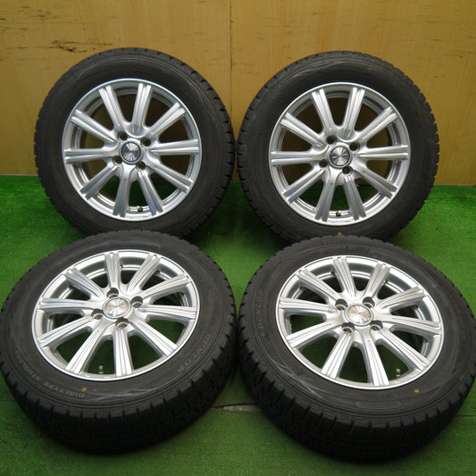 バリ溝！9分★スタッドレス 185/60R15 ダンロップ ウインターマックス WM01 JOKER ジョーカー 15インチ PCD100/4H★5042102Hス