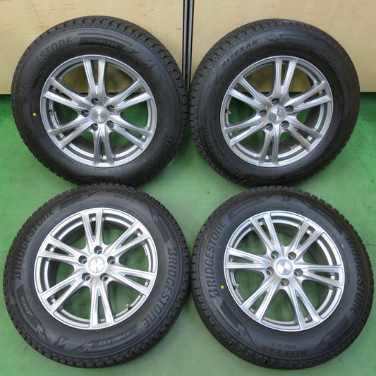 バリ溝！24年！キレイ！ほぼ10分★スタッドレス 225/65R17 ブリヂストン ブリザック DM-V3 Exceeder エクシーダー 17インチ PCD114.3/5H★5051503イス