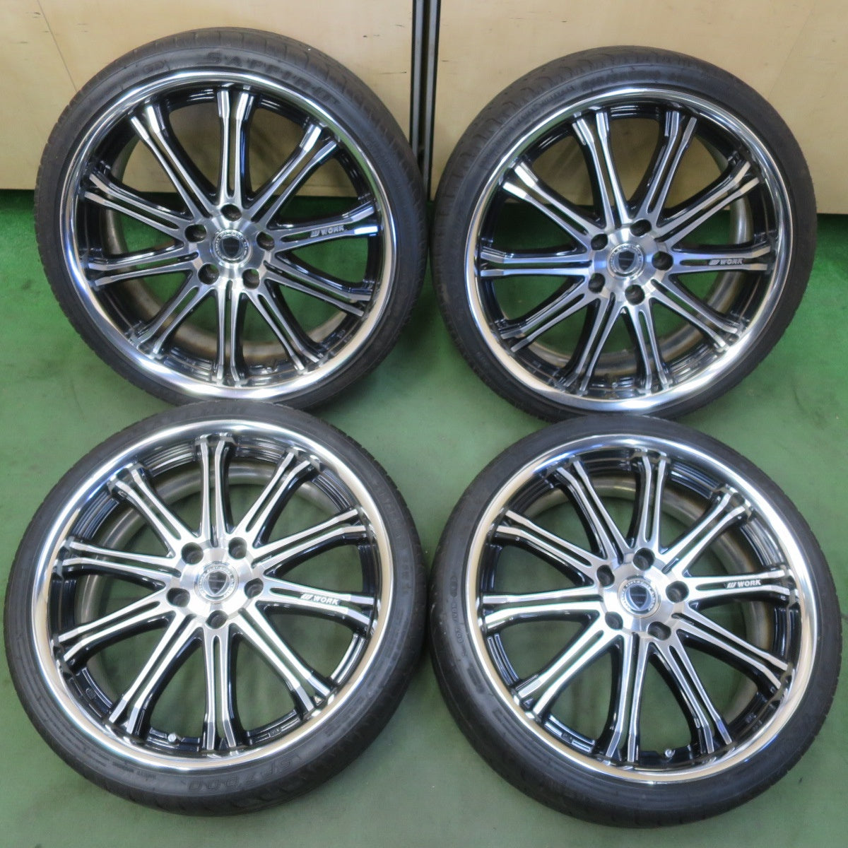 4本価格★WORK SCHWERT SW1 215/35R19 サフィーロ SF7000 ワーク シュバート 19インチ PCD114.3/5H★6061002イノ