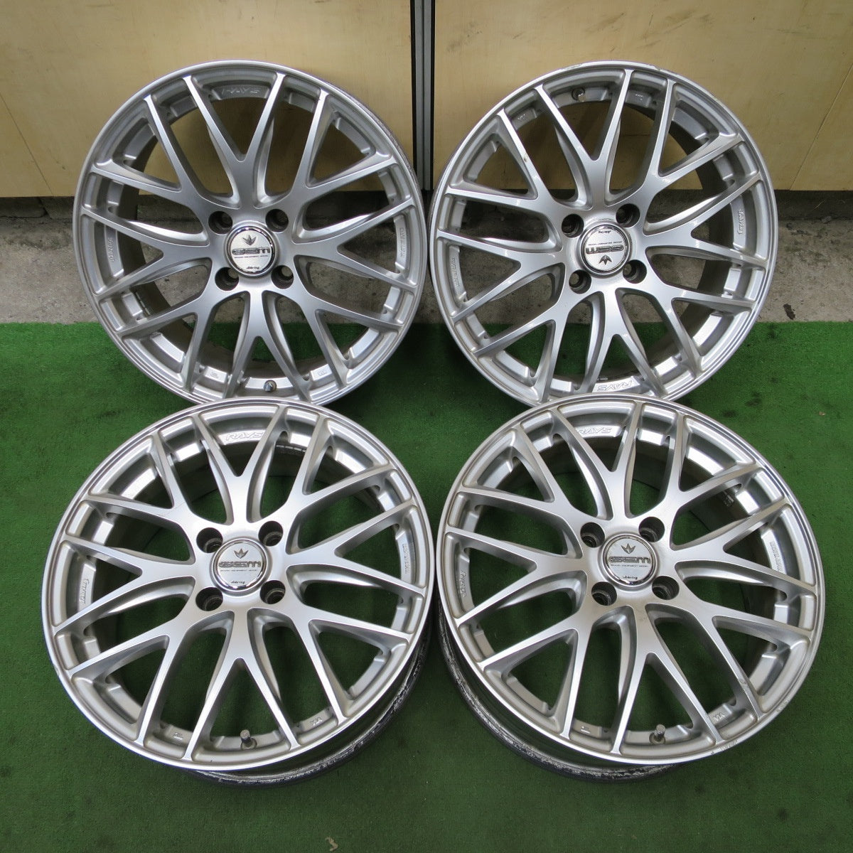 4本価格★RAYS GEM CROSS FADE 16インチ ホイール レイズ クロスフェード 16×6.5J PCD100/4H★6060801NGホ