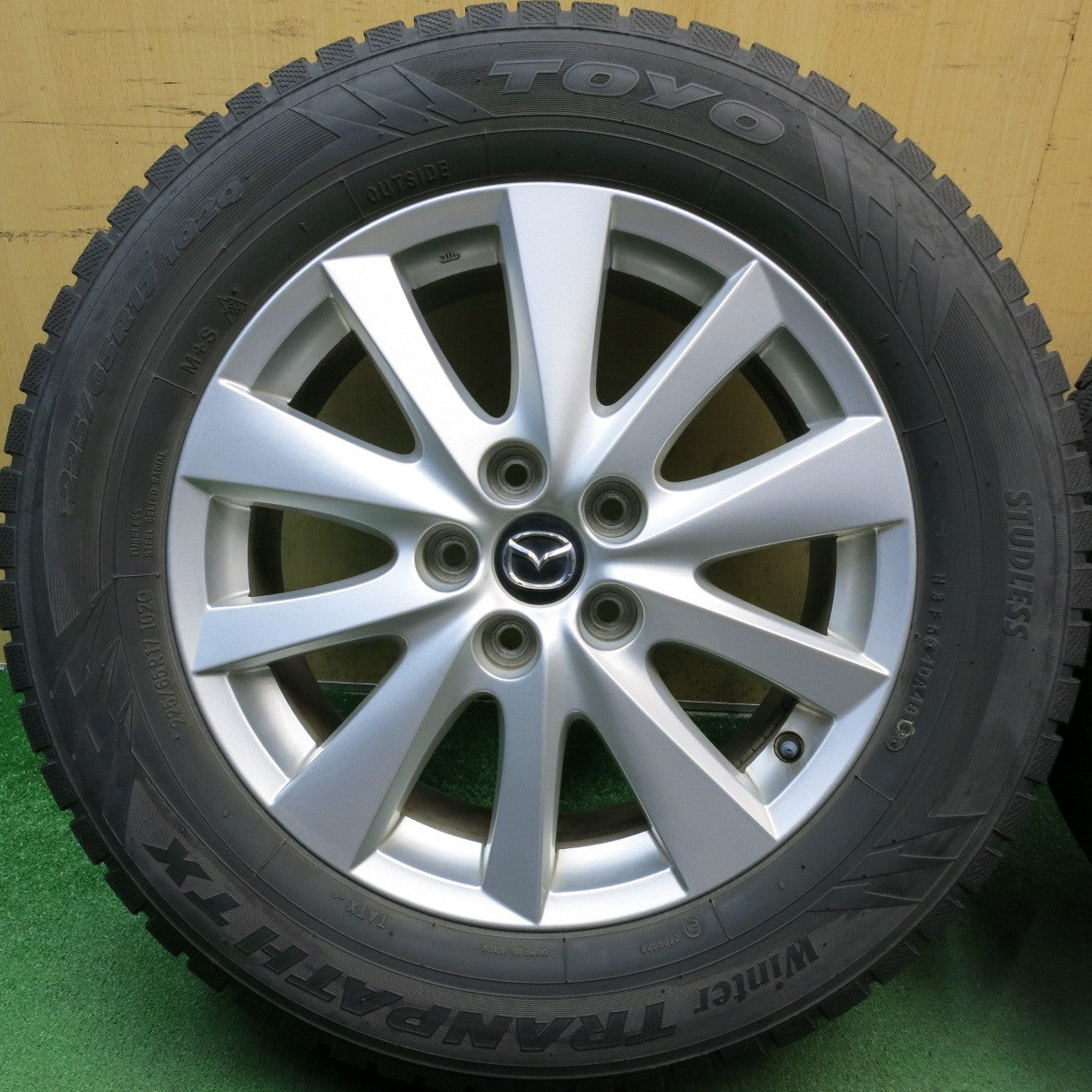 キレイ◎マツダ CX-5 純正 225/65R17 スタッドレス トーヨー ウインター トランパス TX 17インチ CX5 PCD114.3/5H◎6082208HAス