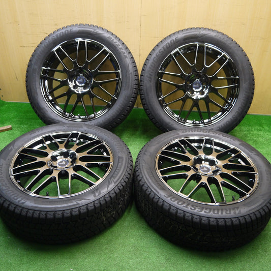 センサー付！バリ溝！24年！キレイ！9.5分以上★レクサス 等 235/55R20 スタッドレス ブリヂストン ブリザック DM-V3 Delmore デルモア 20インチ PCD114.3/5H★5103106Hス