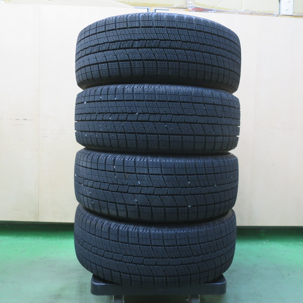 バリ溝！22年！ほぼ10分◎BMW MINI 等 205/55R16 スタッドレス ナンカン アイスアクティバ AW-1 BROCKEN ブロッケン 16インチ PCD112/5H◎6061506イス
