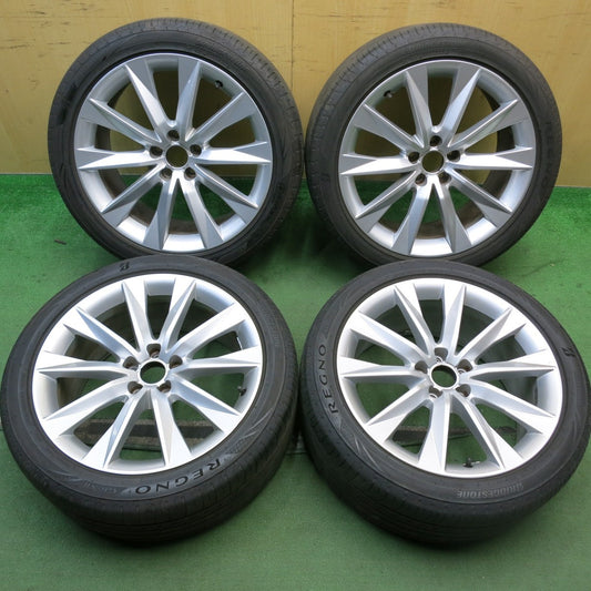 バリ溝！23年！9.5分★アウディ A7 純正 255/40R19 ブリヂストン レグノ GR-X2 19インチ PCD112/5H★5100402HAノ