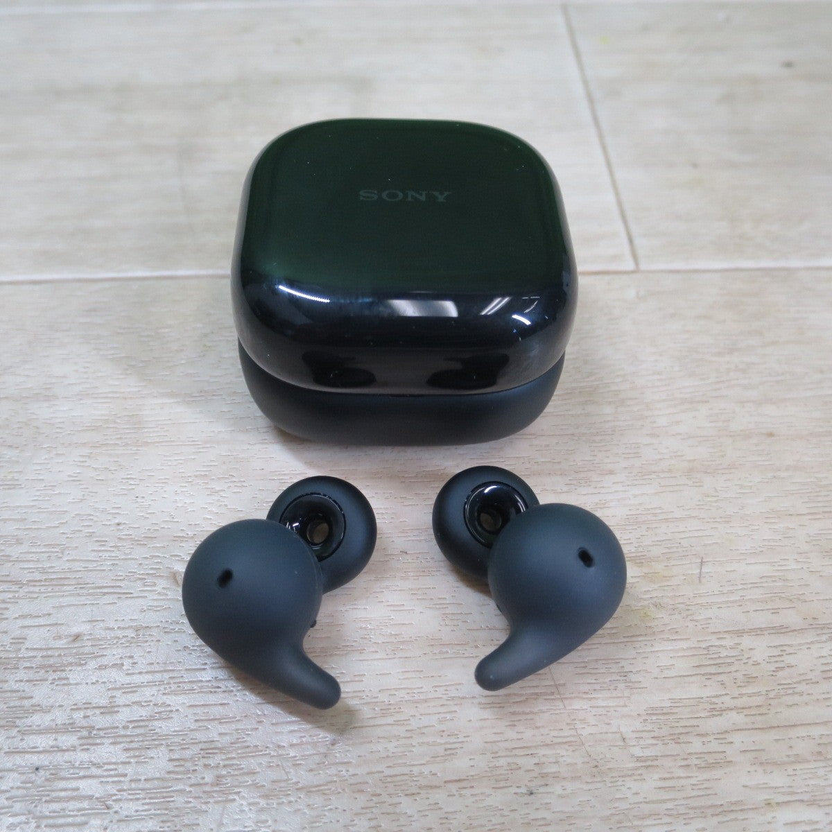 美品☆SONY ソニー ワイヤレス ステレオ ヘッド セット イヤホン LinkBuds Open WF-L910/BZ イヤフォン☆