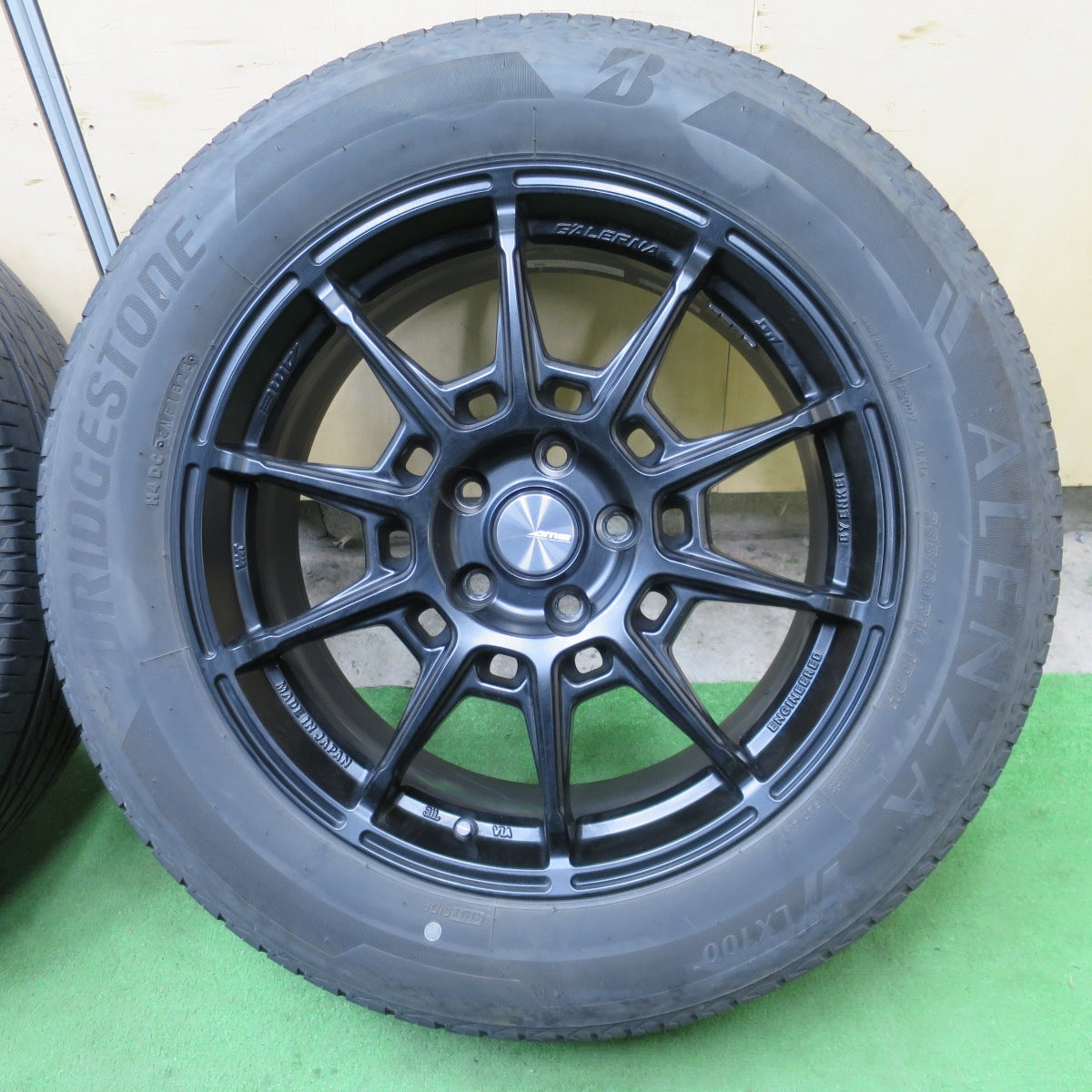 バリ溝！23年！キレイ！9分★AME GALERNA REFINO 235/60R18 ブリヂストン アレンザ LX100 ガレルナ レフィーノ 18インチ PCD114.3/5H★6041002ナノ