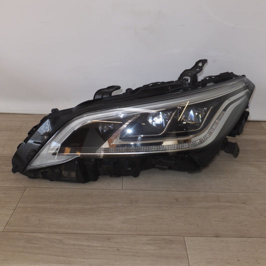 [送料無料] 現状品★トヨタ TOYOTA 純正 クラウン 220系 LED ヘッドライト KOITO 30-452 左　ステー割れ ハウジング割れ★