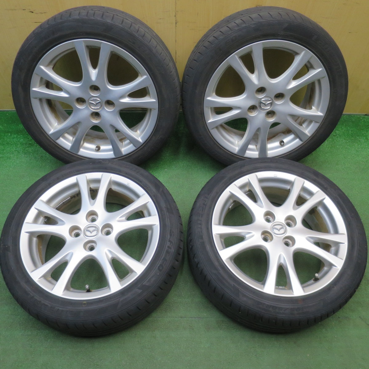 4本価格★マツダ デミオ 純正 195/50R16 ラウフェン S FIT EQ+ 16インチ PCD100/4H★6032412NJノ