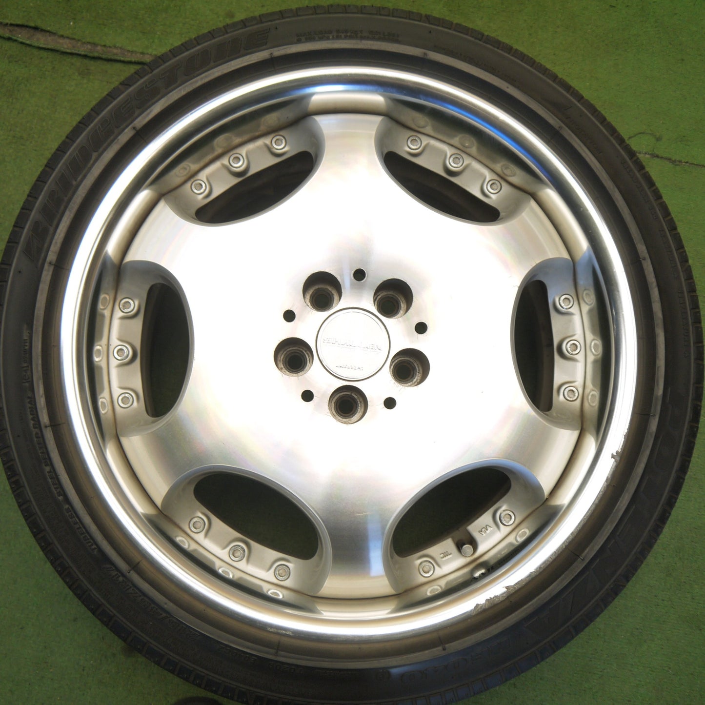 4本価格◎プリウス 86 BRZ 等 SHALLEN LX AME 215/45R17 ブリヂストン ポテンザ RE040 シャレン 17インチ PCD100/5H◎6071010Hノ
