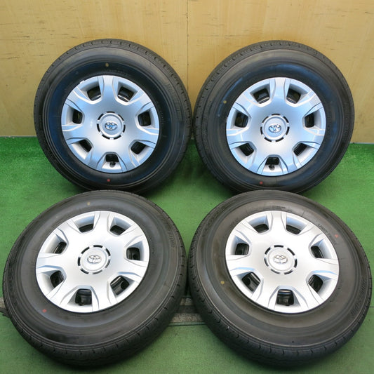 新車外し！26年◎トヨタ 200系 ハイエース 純正 スチール 195/80R15 107/105S ブリヂストン エコピア RD613 15インチ PCD139.7/6H◎6090610HAノ