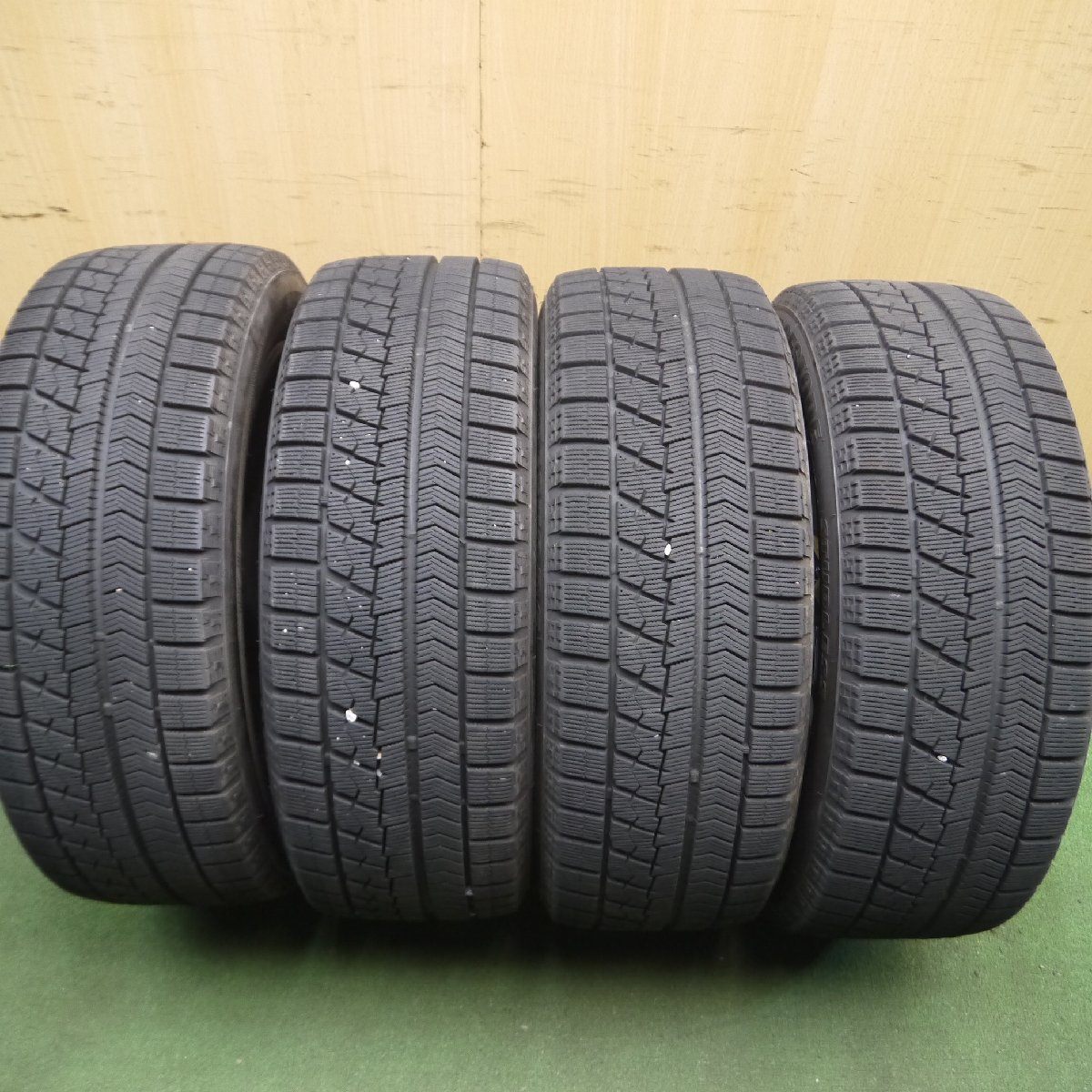 バリ溝 9分 4本価格★ミニ 等 BORBET 195/55R16 スタッドレス ブリヂストン ブリザック VRX ボルベット 16インチ PCD112/5H★3102513Hス