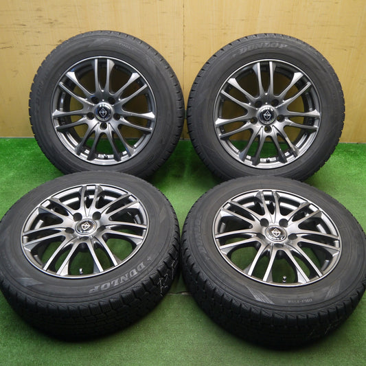 バリ溝！9分★スタッドレス 205/60R16 ダンロップ DSX-2 VELVA ヴェルヴァ 16インチ PCD114.3/5H★5040910Hス