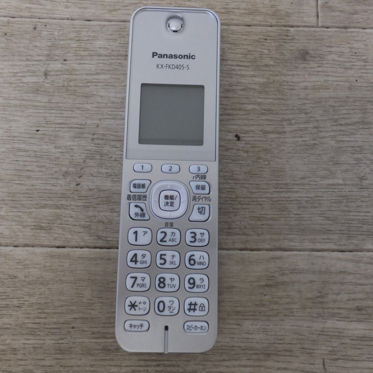 美品★パナソニック Panasonic コードレス電話機 VE-GD28DL-S シルバー 子機1台付き★