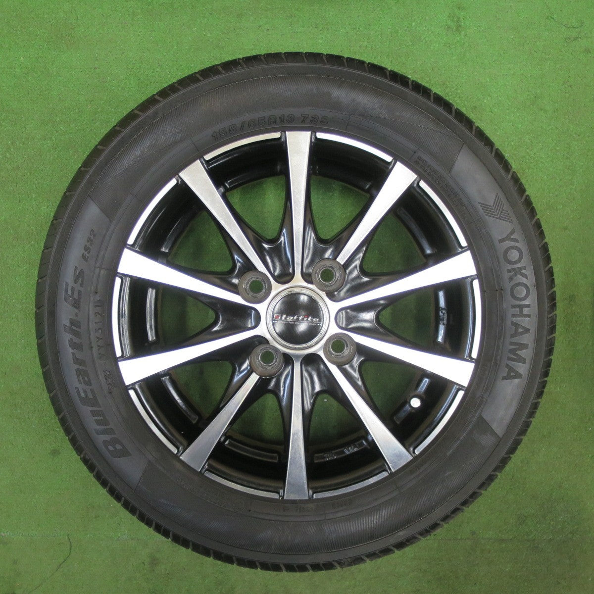 4本価格★155/65R13 ヨコハマ BluEarth-ES ES32 Laffite LE-03 ラフィット ブルーアース 13インチ PCD100/4H★6042804TTノ