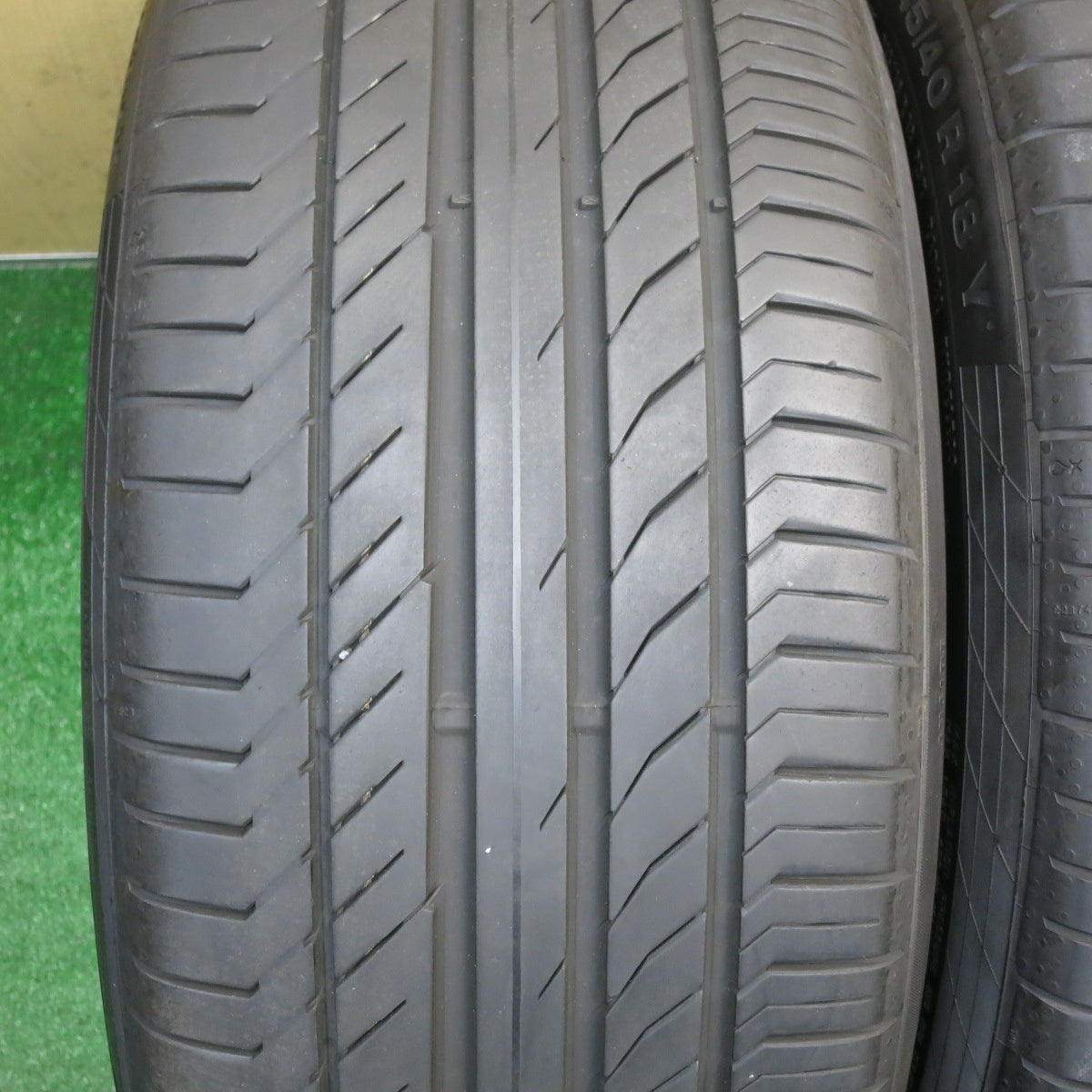 センサー付！バリ溝！23年！キレイ！8.5分◎アウディ 等 ENKEI GTC02 245/40R18 コンチネンタル コンチスポーツ コンタクト5 AO エンケイ 18インチ PCD112/5H◎6090501KKノ