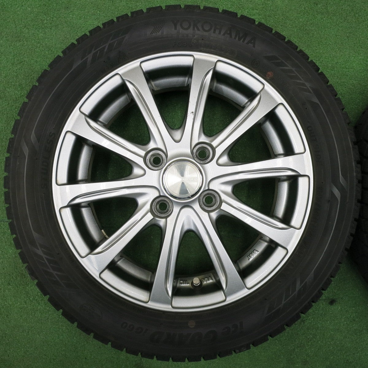 [送料無料] 4本価格！21年★スタッドレス 155/65R14 ヨコハマ アイスガード iG60 WEZEN 社外 アルミ 14インチ PCD100/4H★4122503NJス