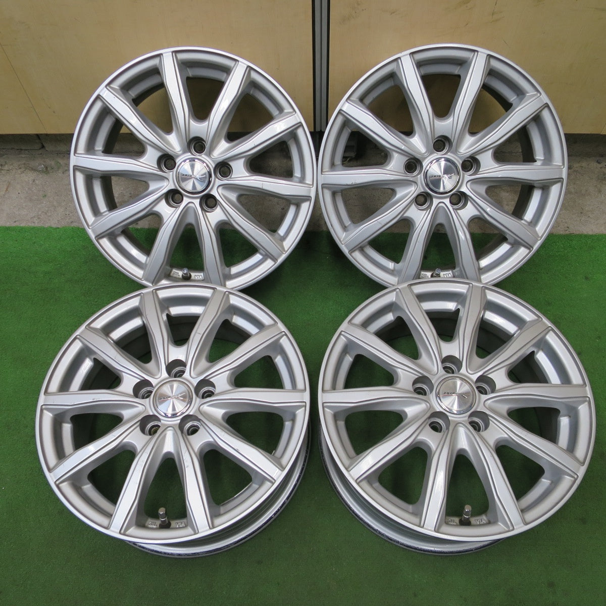 4本価格★JOKER weds ジョーカー ウェッズ 15インチ ホイール 15×6J PCD100/5H★6041101NGホ
