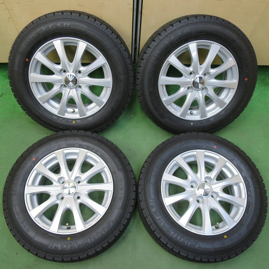 バリ溝！24年！キレイ！ほぼ10分★スタッドレス 175/70R14 グッドイヤー アイスナビ7 ravrion RS01 ラブリオン 14インチ PCD100/4H★5082303イス