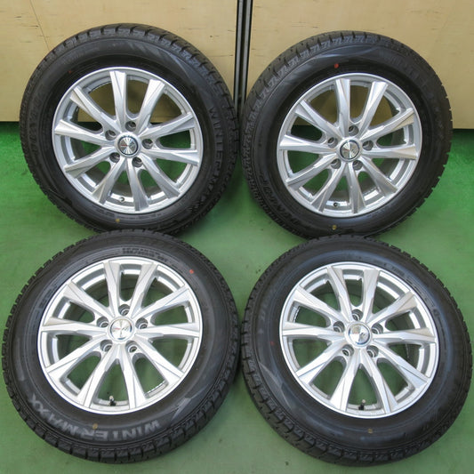 バリ溝！24年！キレイ！ほぼ10分★スタッドレス 205/60R16 ダンロップ ウインターマックス WM02 JOKER ジョーカー 16インチ PCD114.3/5H★5112902イス