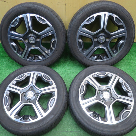 4本価格！23年★マツダ フレア クロスオーバー スズキ ハスラー 純正 165/60R15 ヨコハマ BluEarth-ES ES32 15インチ PCD100/4H★5110308NJノ