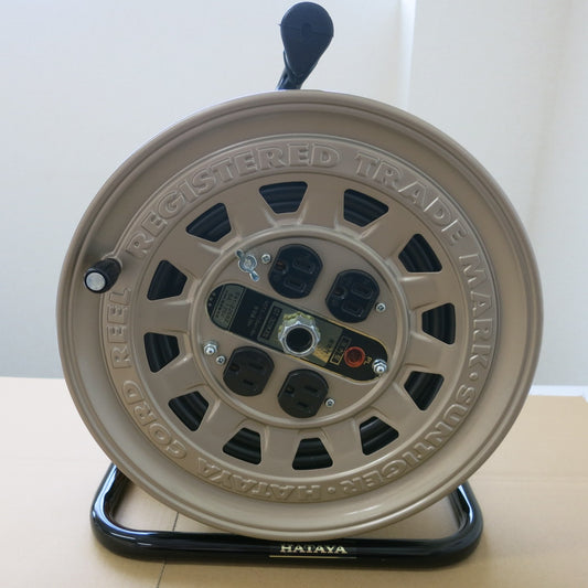 [送料無料] 未使用◆ハタヤ サンタイガー コード リール GT-301KX VCT3心×2.0㎟×30m 延長 コード 電工 ドラム 屋内用 HATAYA 畑屋製作所◆