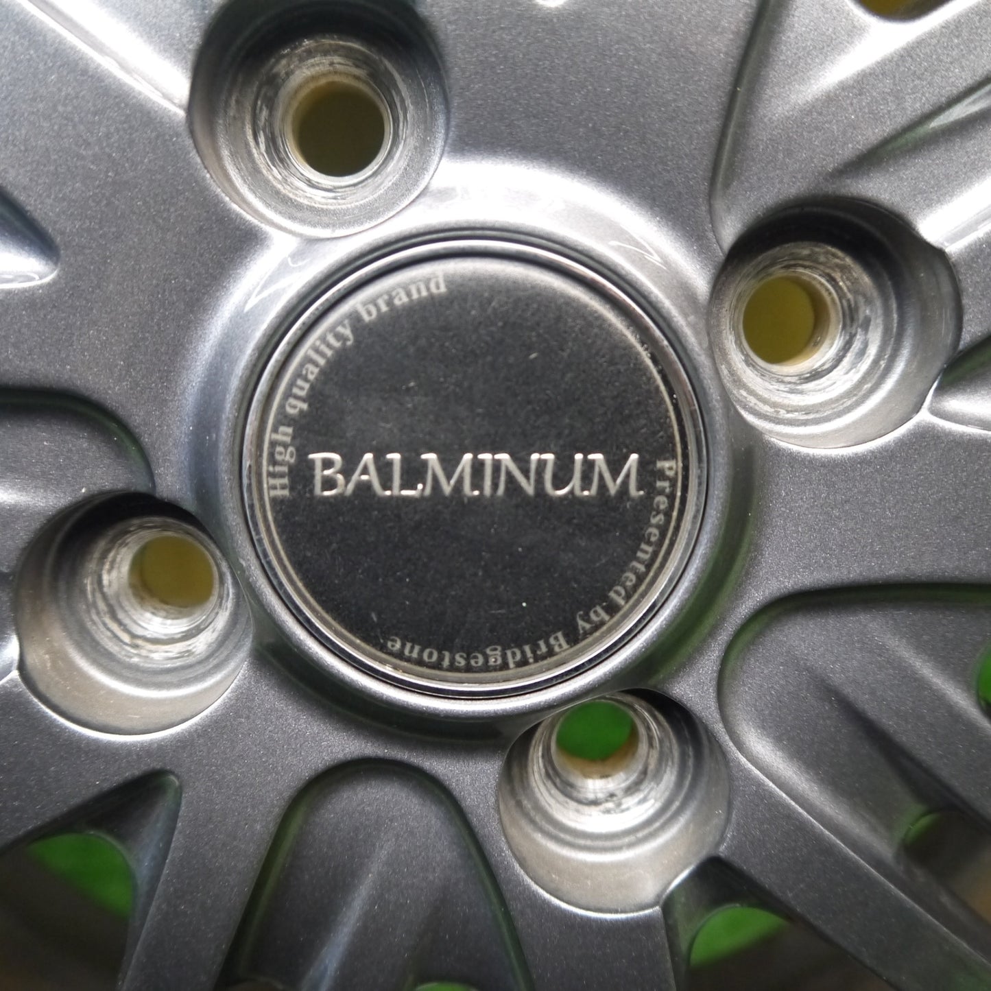 [送料無料] バリ溝！22年！キレイ！8.5分★155/65R14 グッドイヤー EfficientGrip ECO hybrid BALMINUM バルミナ 14インチ PCD100/4H★5031811Hノ