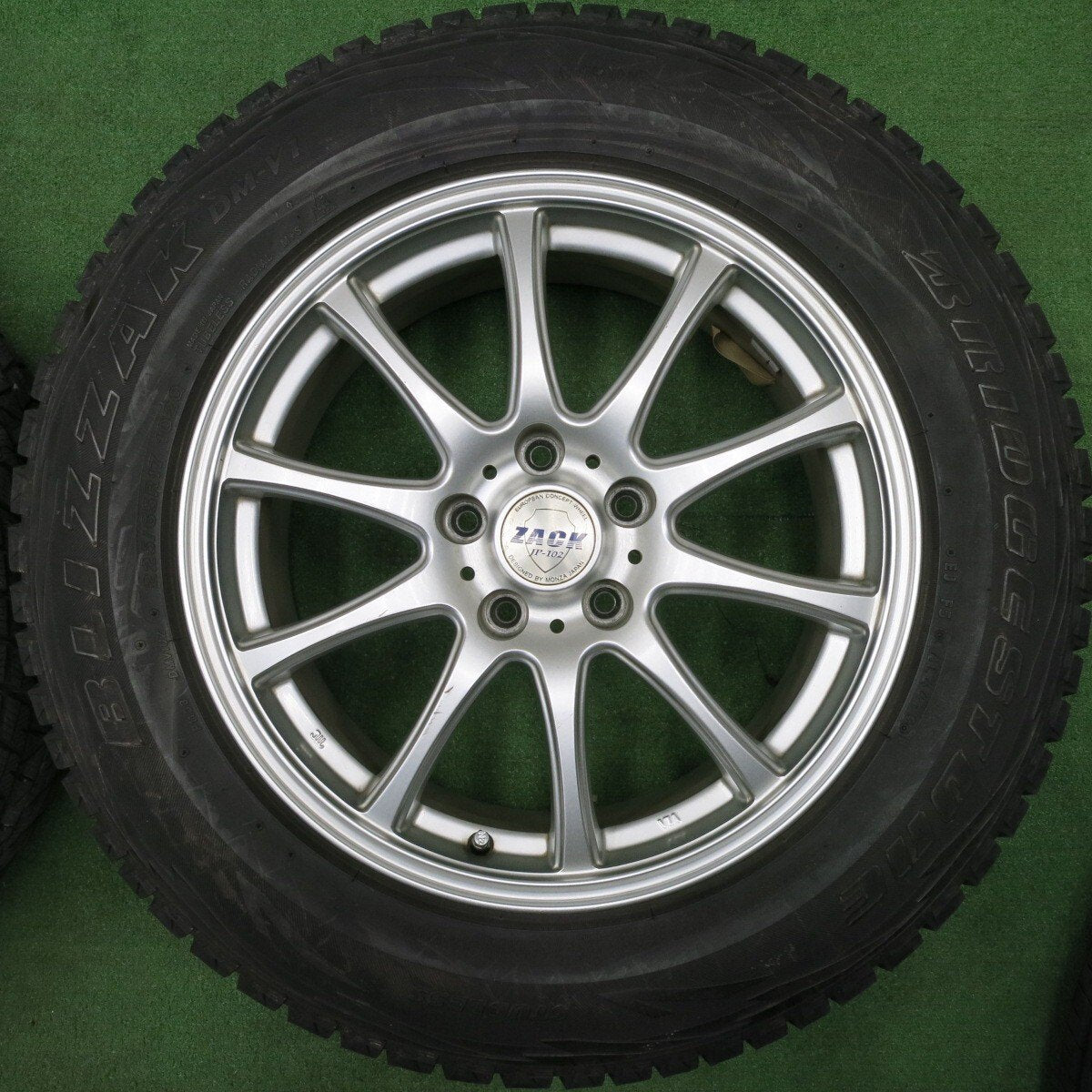 4本価格★スタッドレス 225/65R17 ブリヂストン ブリザック DM-V1 ZACK JP-102 MONZA ザック PCD114.3/5H★5010705NJス