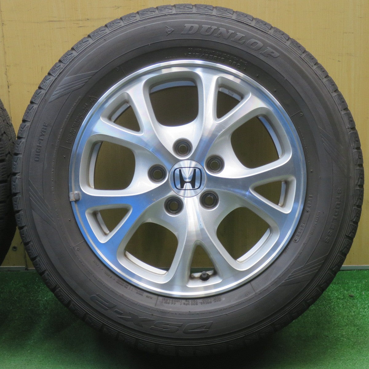 4本価格★ホンダ エリシオン 純正 215/65R16 スタッドレス ダンロップ DSX-2 16インチ PCD114.3/5H★6042401NJス
