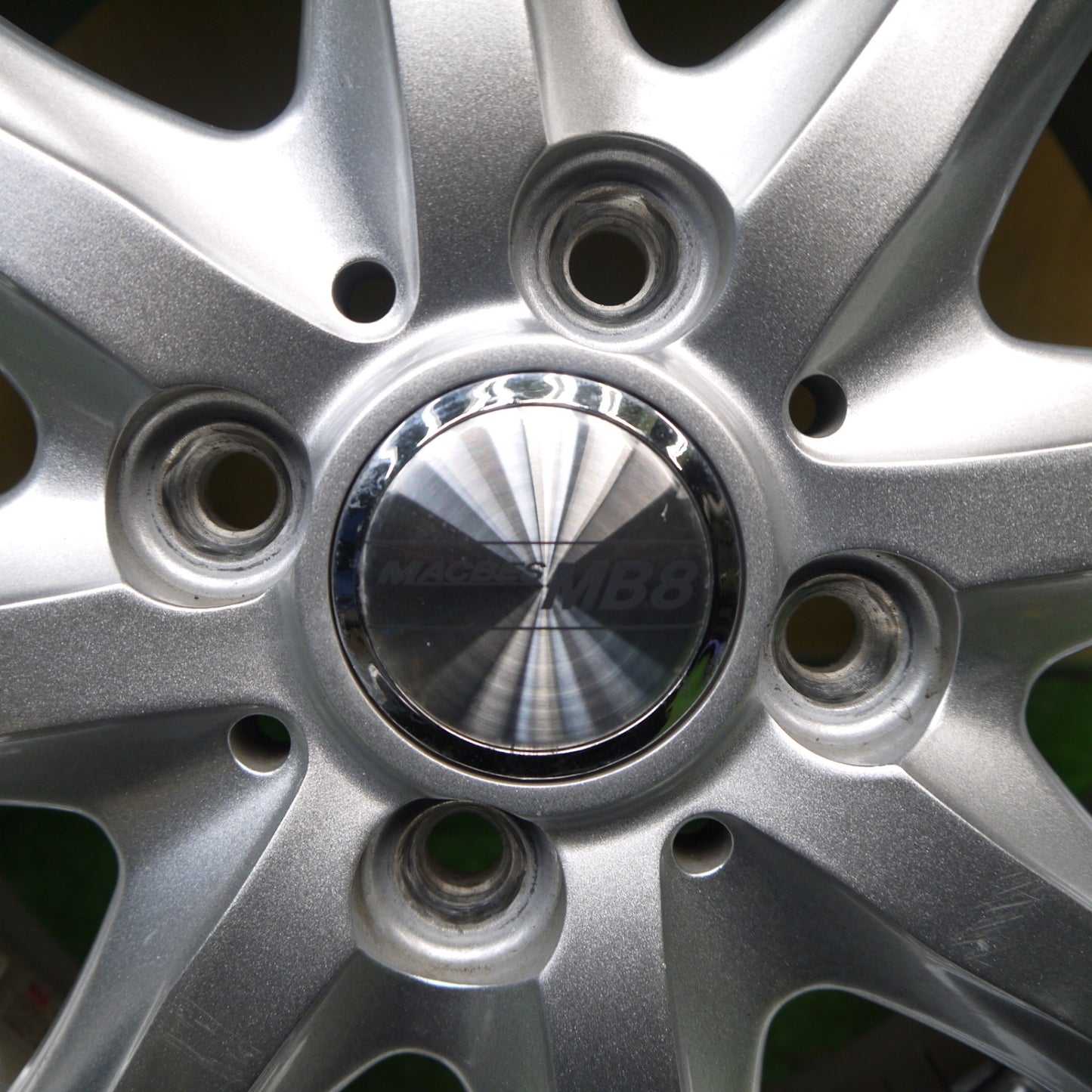 バリ溝！24年！キレイ！ほぼ10分★スタッドレス 155/80R13 ダンロップ ウインターマックス WM02 MACBES MB8 マクベス 13インチ PCD100/4H★5052709Hス