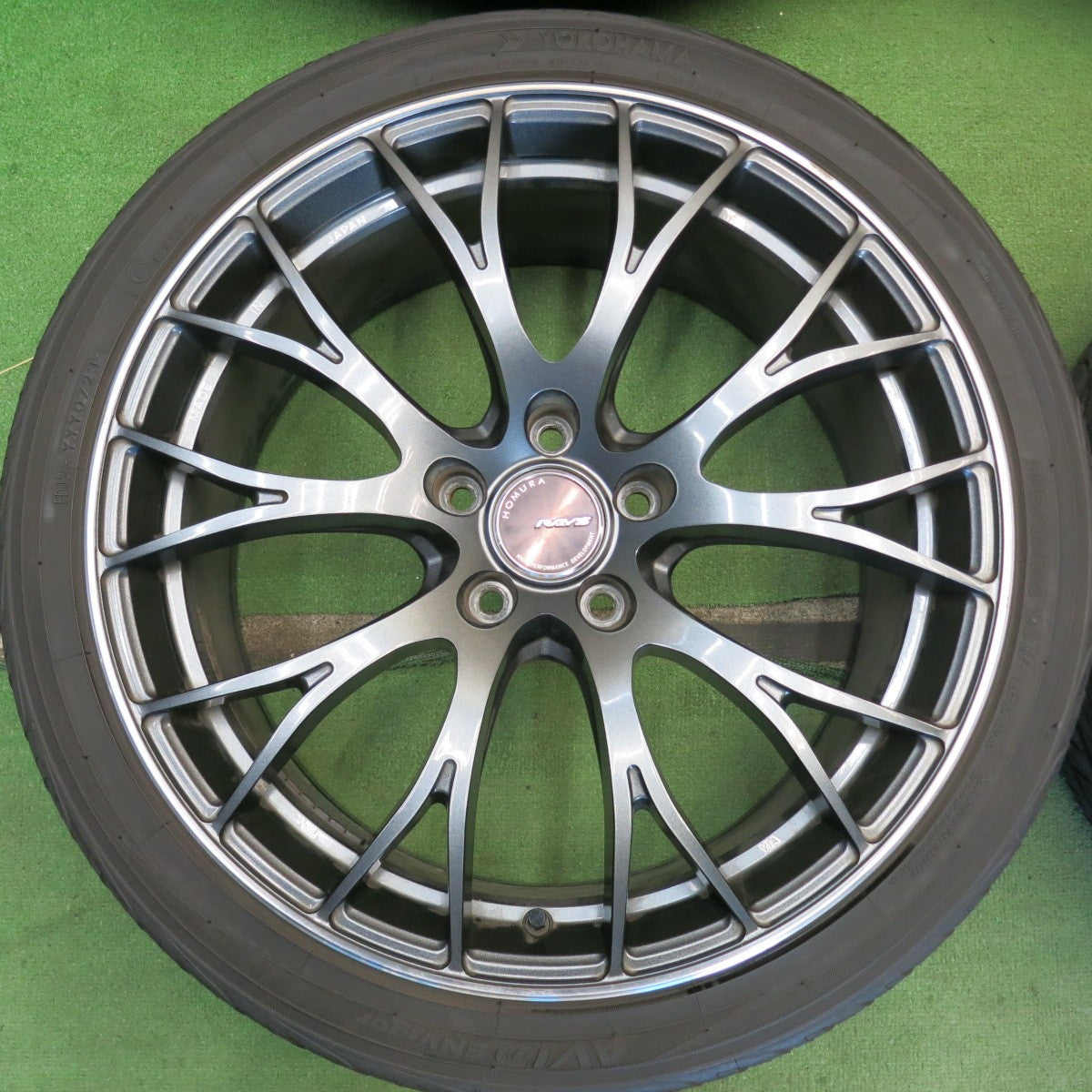 バリ溝！23年！9.5分◎RAYS HOMURA 2X10 225/40R19 ヨコハマ AVID ENVigor レイズ ホムラ 2×10 19インチ PCD114.3/5H◎6081301HAノ