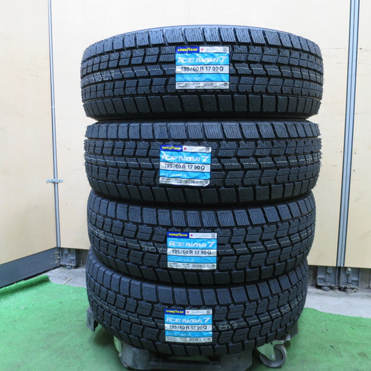 未使用！25年★スタッドレス 195/60R17 グッドイヤー アイスナビ7 タイヤ 17インチ 60系 プリウス ライズ ロッキー 等★6042002NGスタ