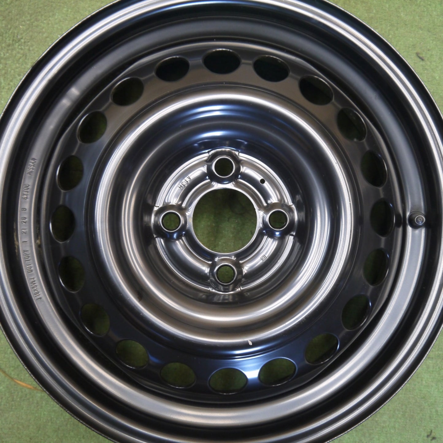 新車外し★日産 E13 ノート 純正 スチール ホイール 16インチ 16×5.5J PCD100/4H★6051908Hホ