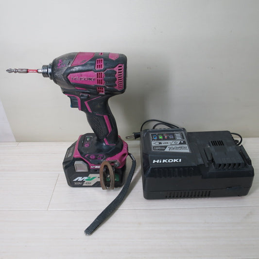 [送料無料] ☆HiKOKI ハイコーキ コードレス インパクトドライバ WH36DA 電動 工具 充電器 UC18YDL バッテリー BSL36A18☆