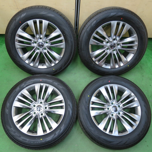 新車外し！24年★トヨタ 40系 アルファード 純正 225/60R18 ヨコハマ アドバン V03 18インチ PCD120/5H★5022601イノ
