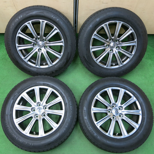 *送料無料* センサー付！キレイ★レクサス NX300h 純正 225/65R17 スタッドレス グッドイヤー アイスナビ SUV 17インチ PCD114.3/5H★4051607イス